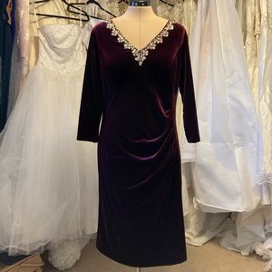Alex Evenings Formal Velvet Dress